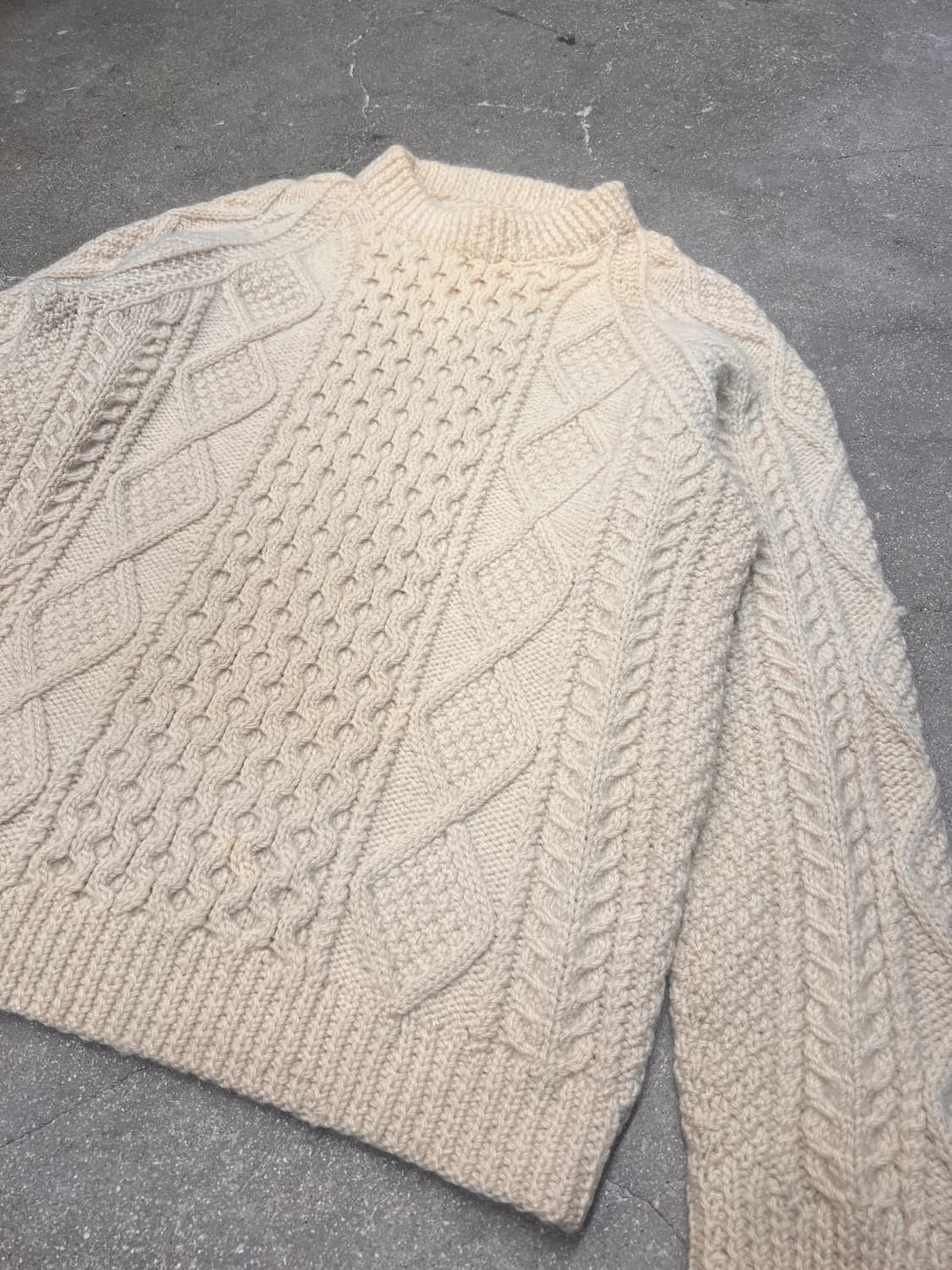 피셔맨 헤비 울 니트  상품이미지2