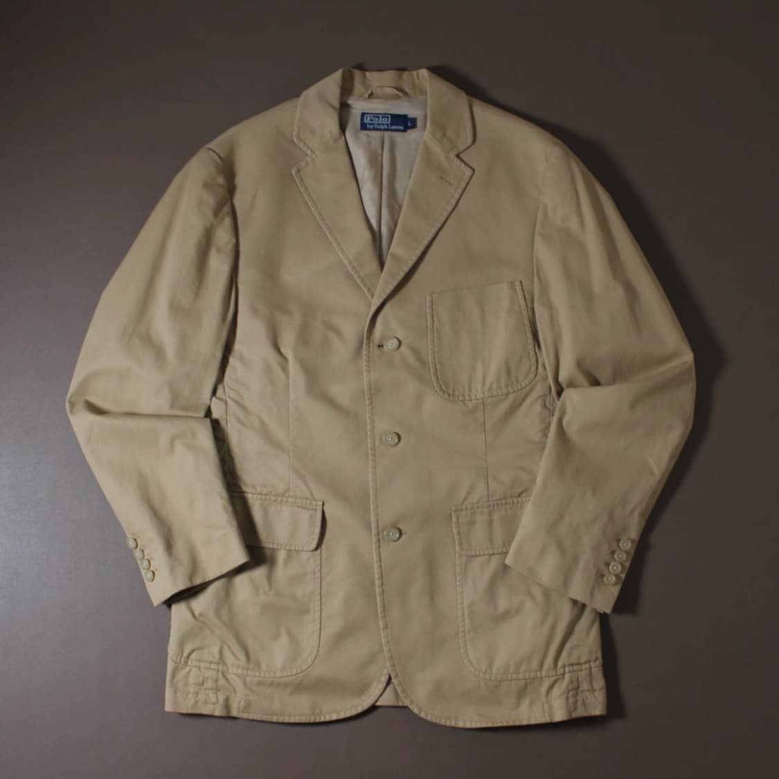 Polo 폴로 랄프로렌 클래식 베이지 치노 블레이저 자켓 상품이미지1