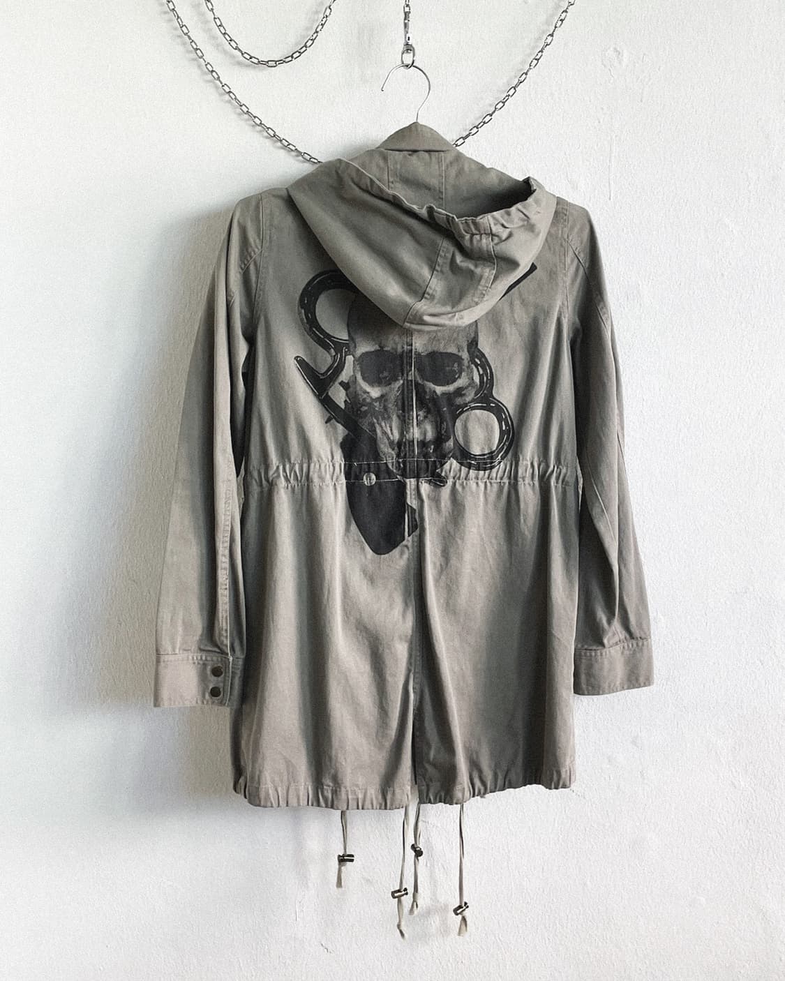 gladnews jpn vkei punk 프린트 피쉬테일 상품이미지6