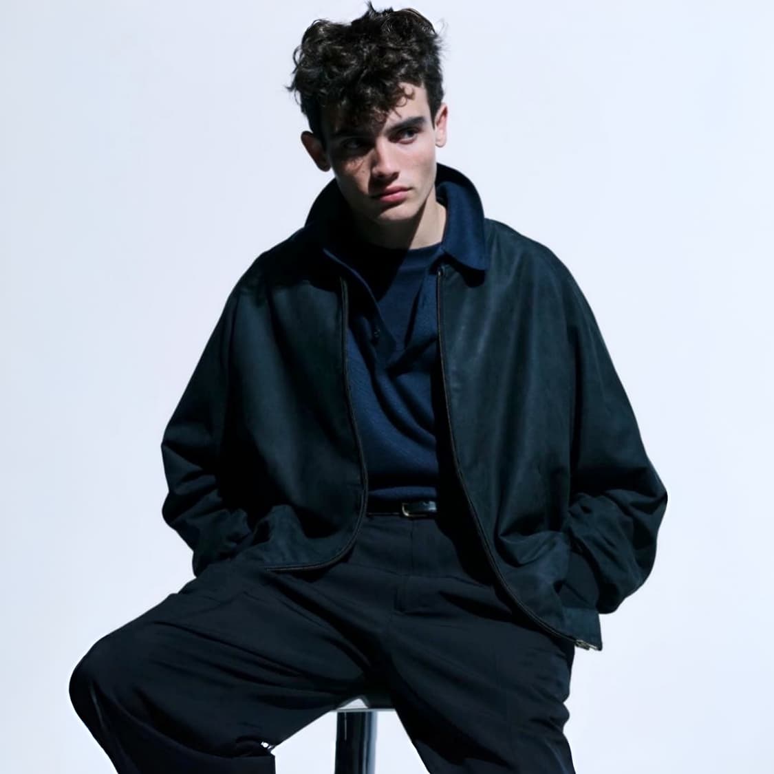 25ss Nubuck Leather Rib Blouson 상품이미지6