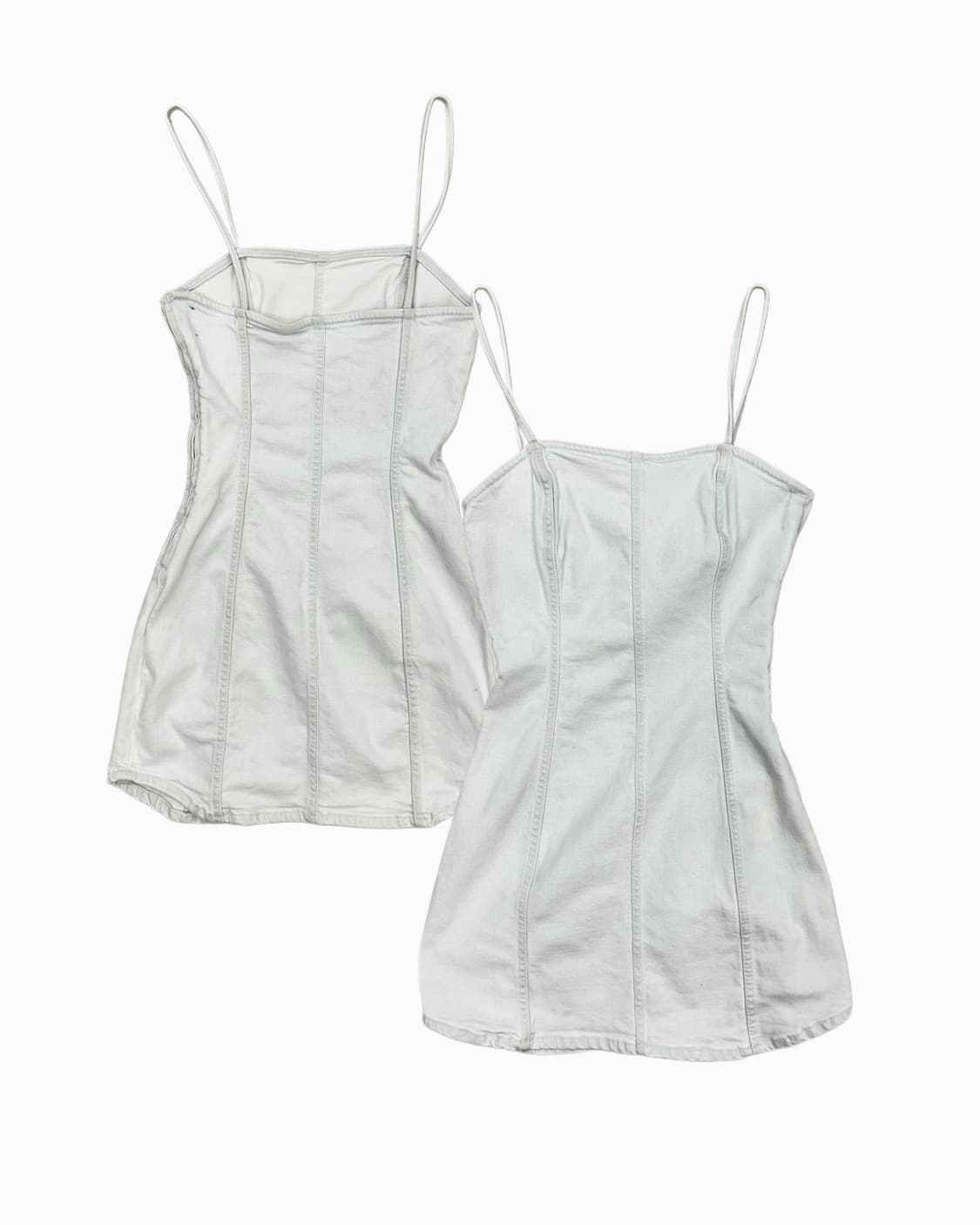 denim mini dress 상품이미지1