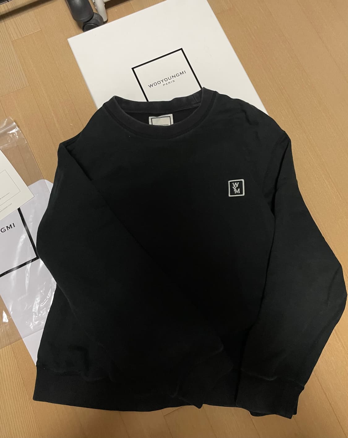 우영미 백로고 맨투맨 상품이미지4