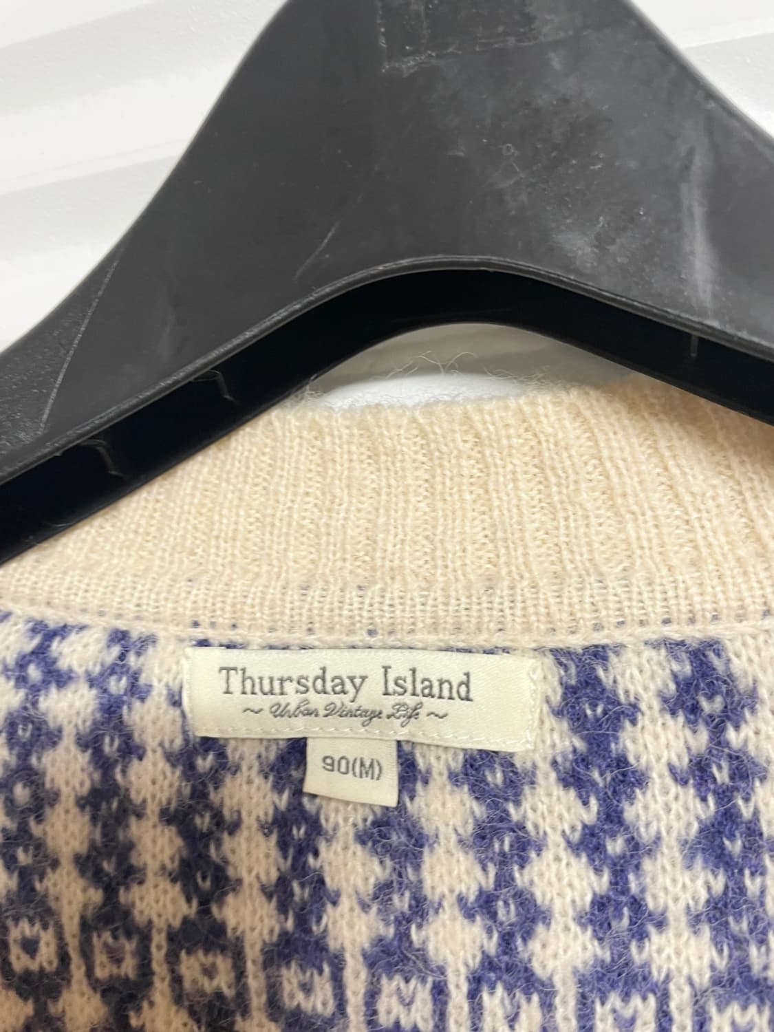 써스데이아일랜드 니트 조끼 상품이미지4