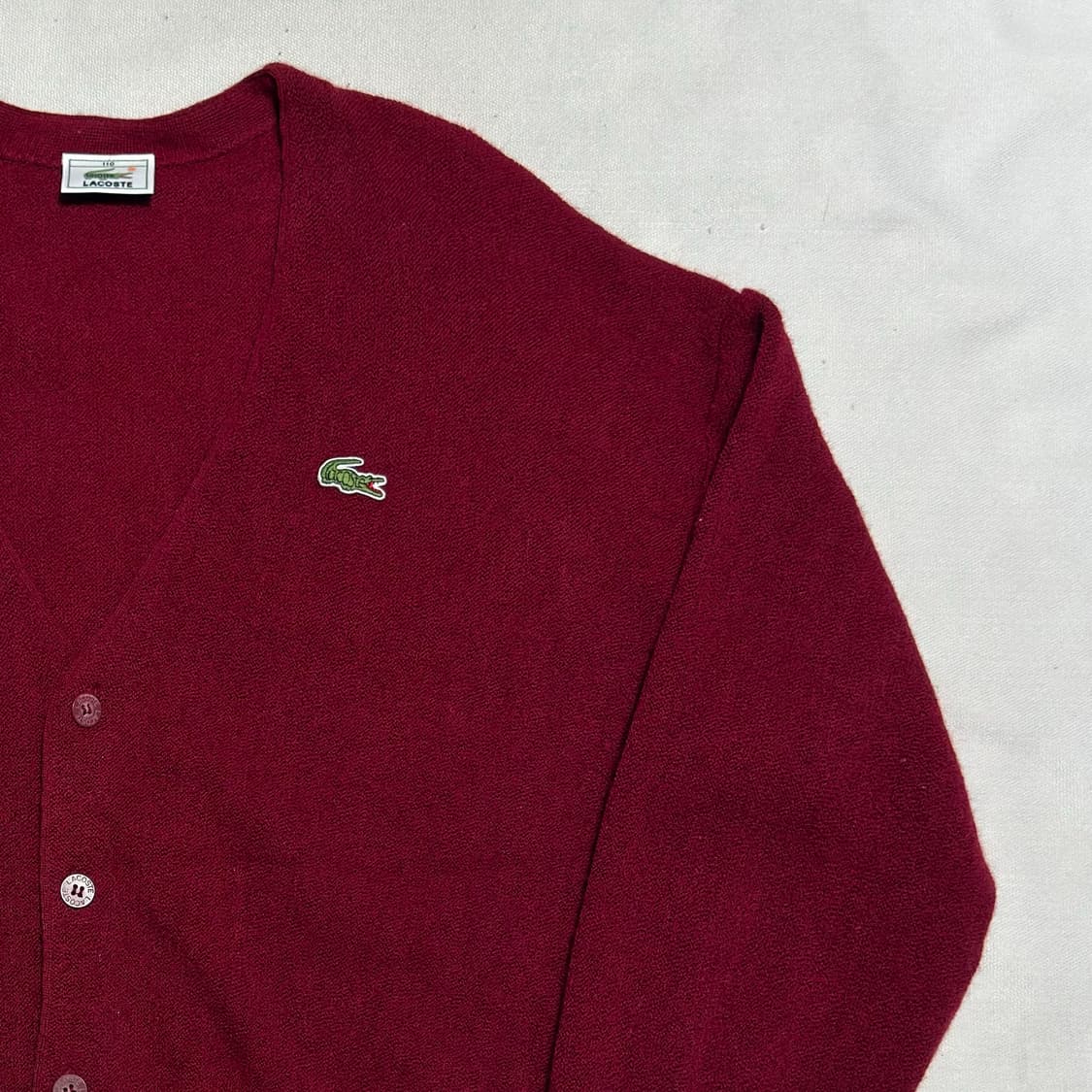 2XL 라코스테 빈티지 울 가디건 상품이미지1