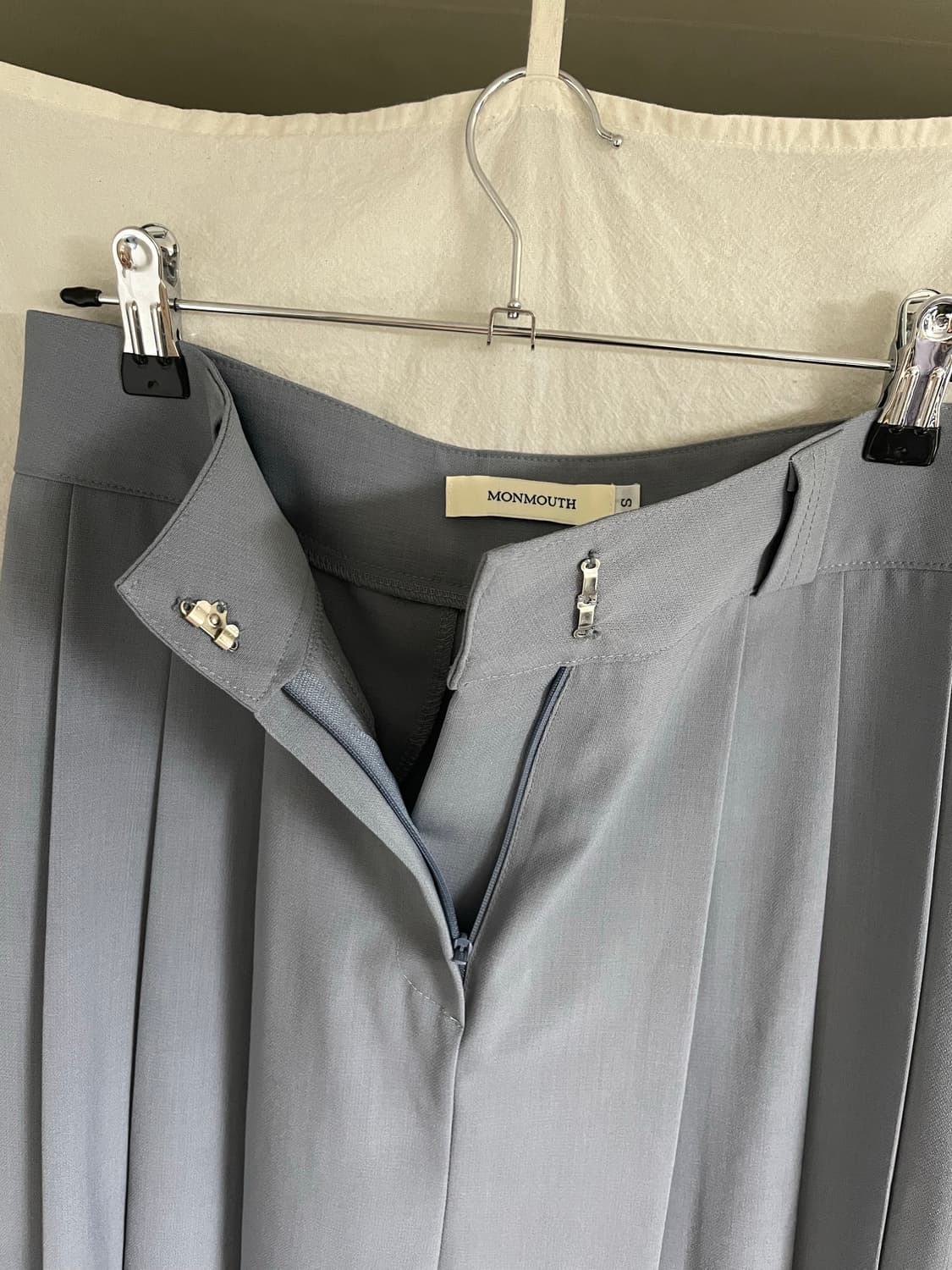 미착용 새상품 택x/MONMOUTH midi skirt 상품이미지4