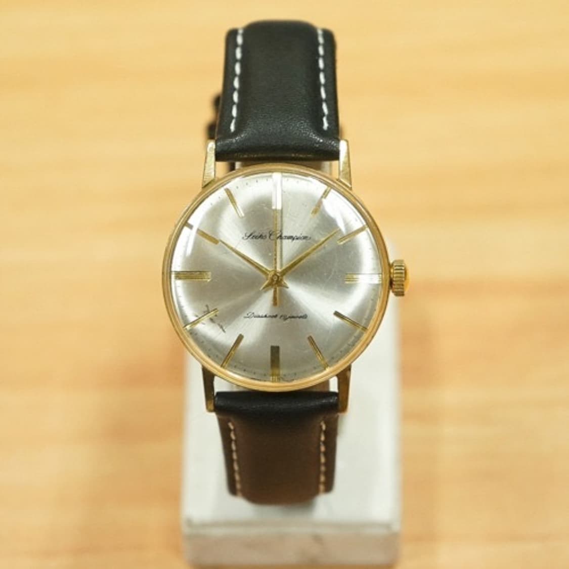 60s 세이코 챔피언 19석 20 마이크론 금장 수동 시계 상품이미지1