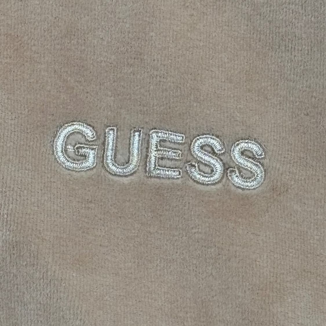  GUESS 크롭 후드집업 피치 XS  상품이미지2