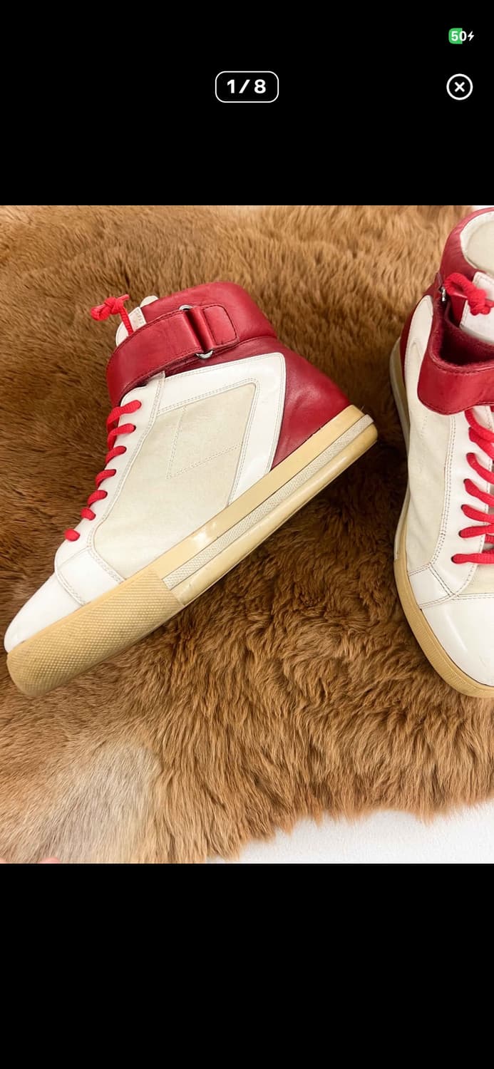 프라다 레더 하이탑 상품이미지5