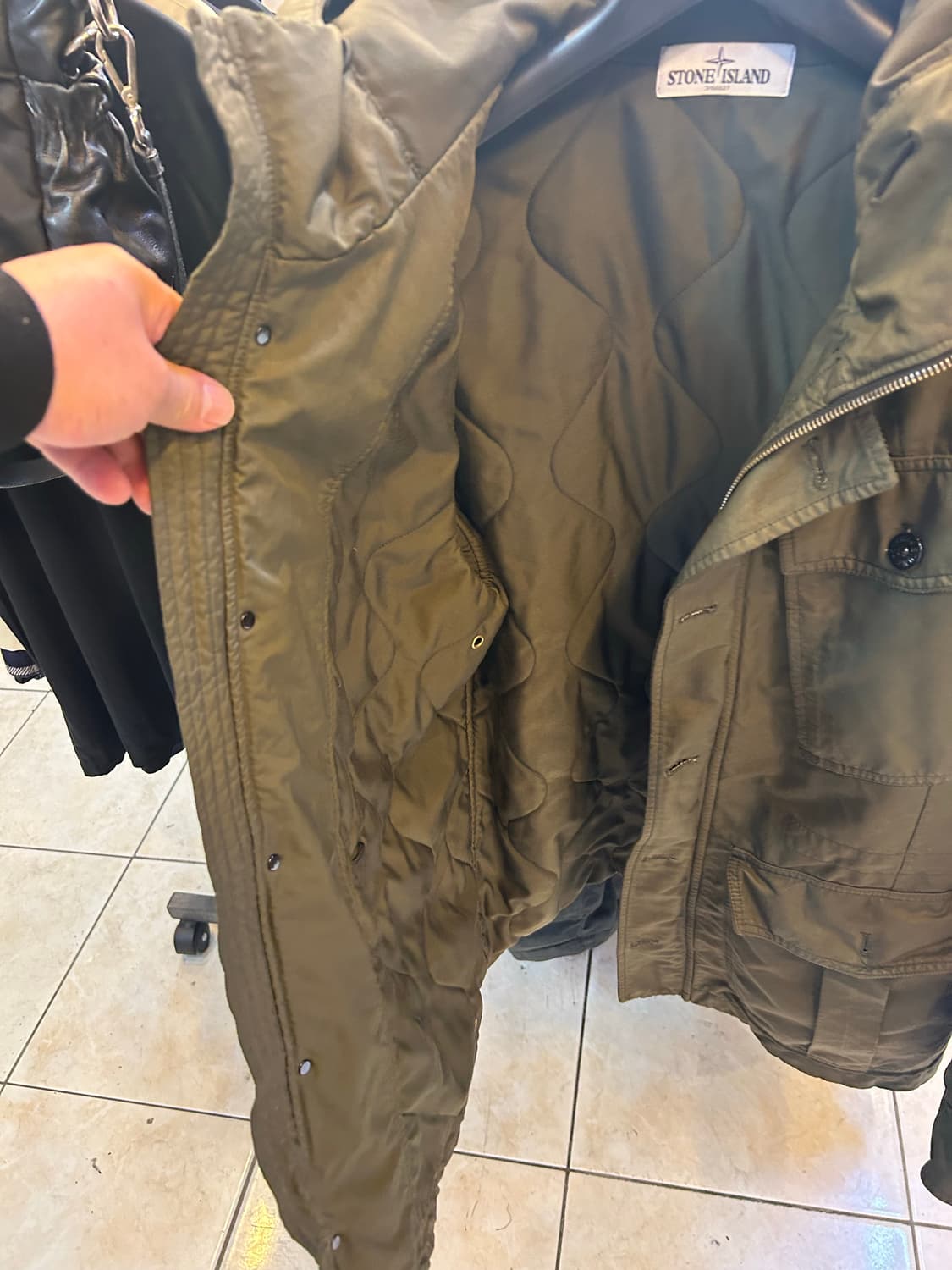 100-105 정품 스톤아일랜드 다비드 후드패딩 팝니다 상품이미지10