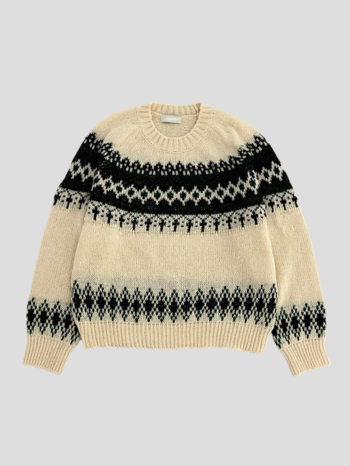 노르딕 아이보리 니트 상품이미지1