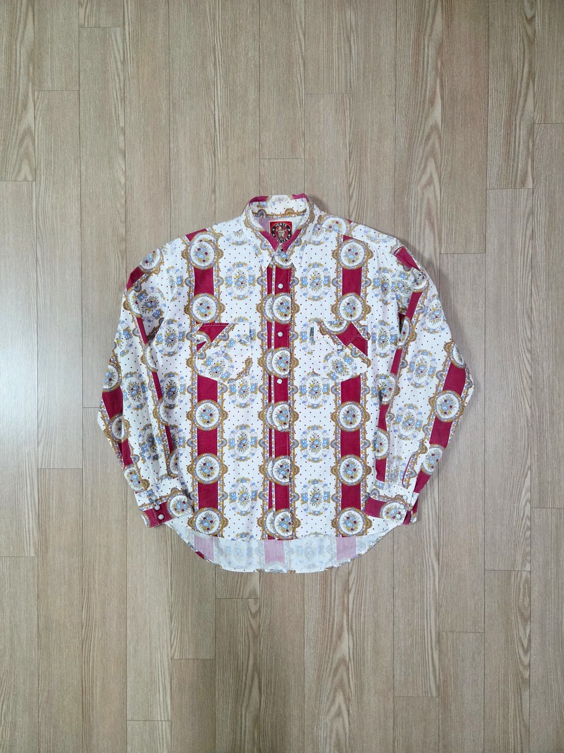 VERTE VALLEE 플로럴 웨스턴 셔츠 상품이미지1