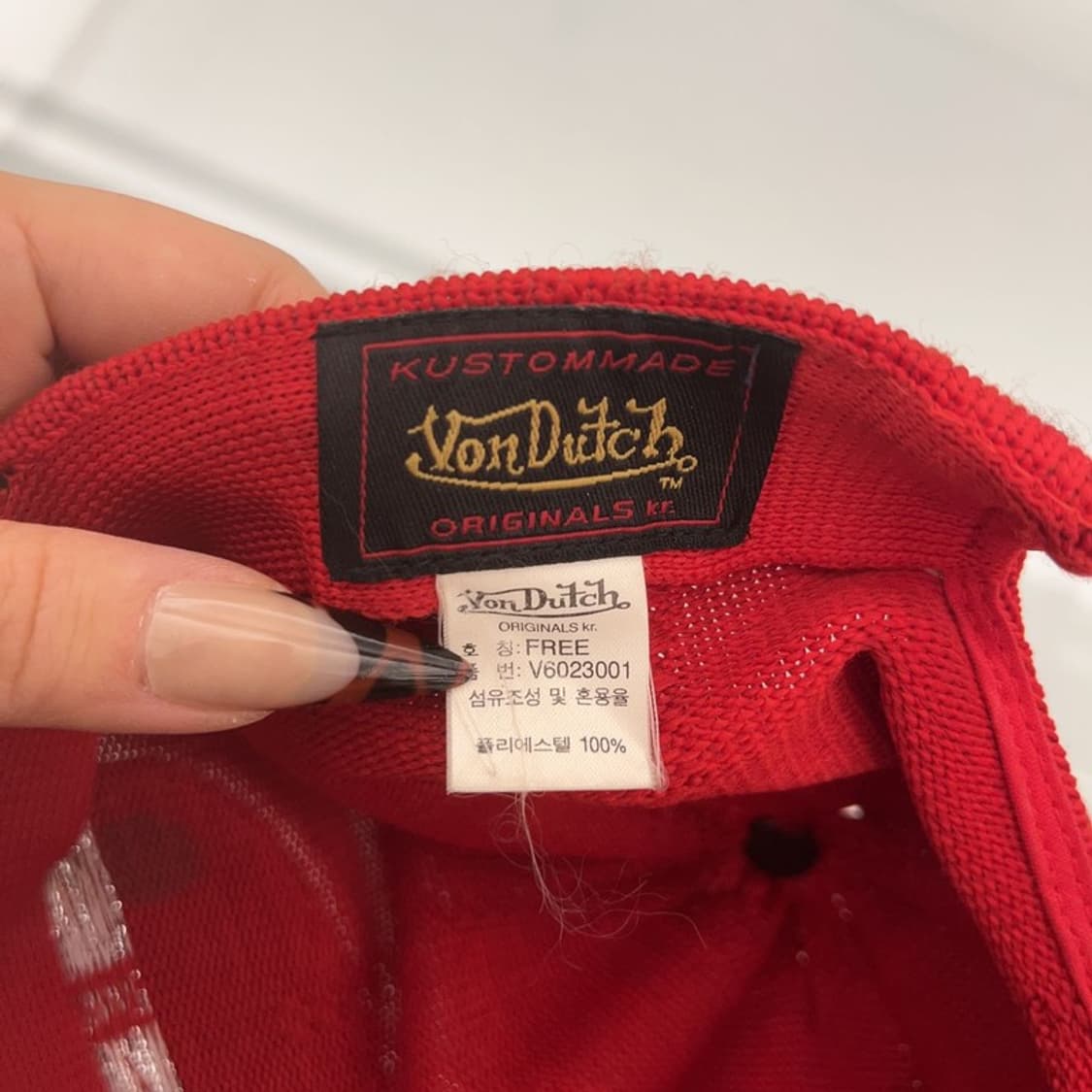 본 더치 올드스쿨 레트로 빈티지 빅로고패치 볼캡 C08475 상품이미지4