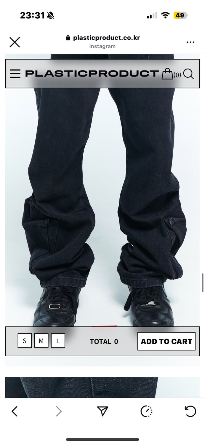 MPa ANKLE CARGO PANTS (BLACK) 상품이미지4