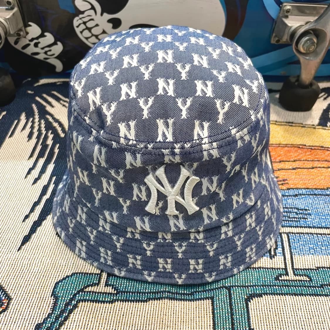 MLB 모노그램 자카드 버킷햇  상품이미지2