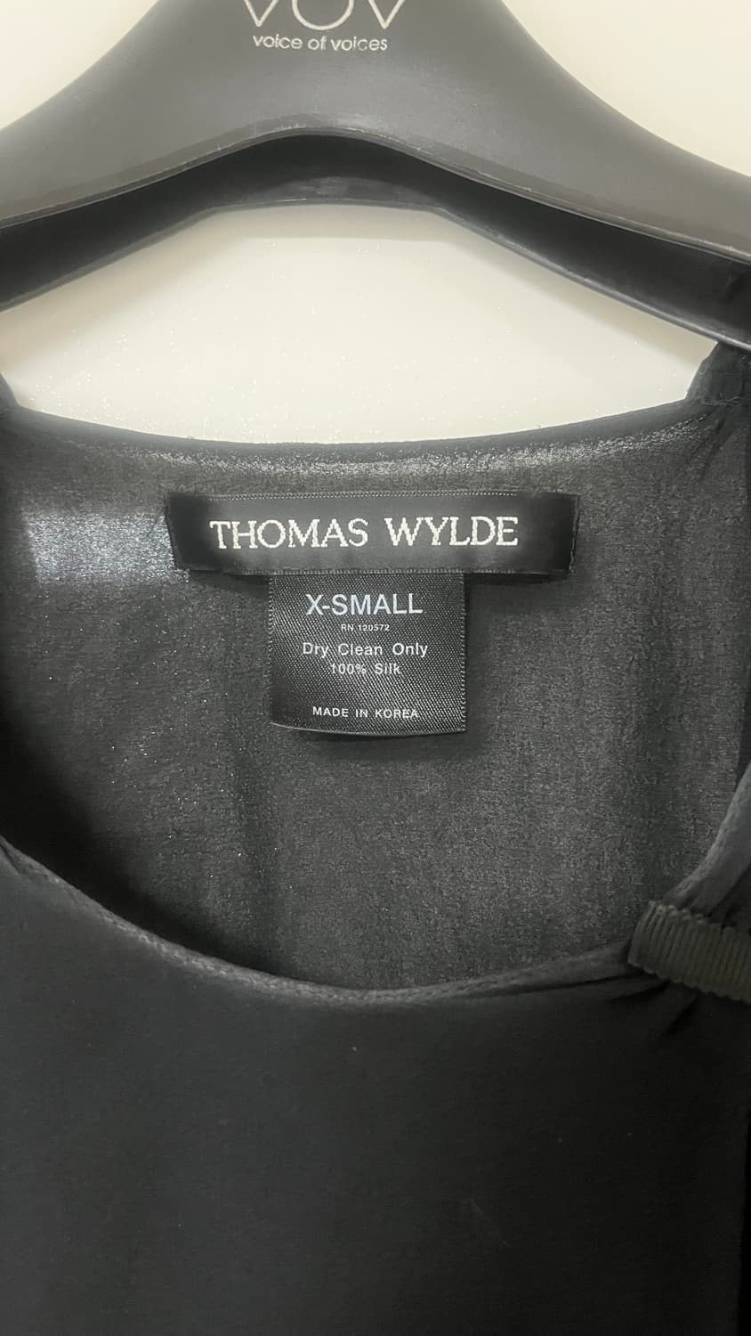 thomas wylde 실크 드레이프 나시 상품이미지3