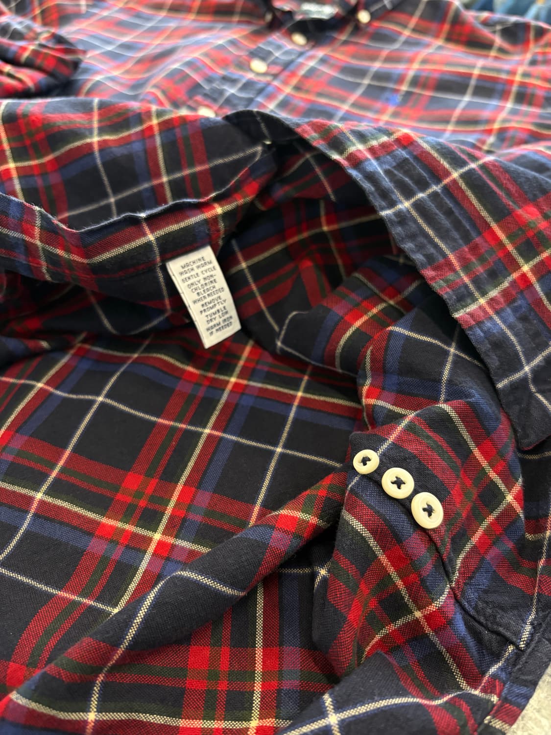 폴로 랄프로렌 체크 셔츠 상품이미지5