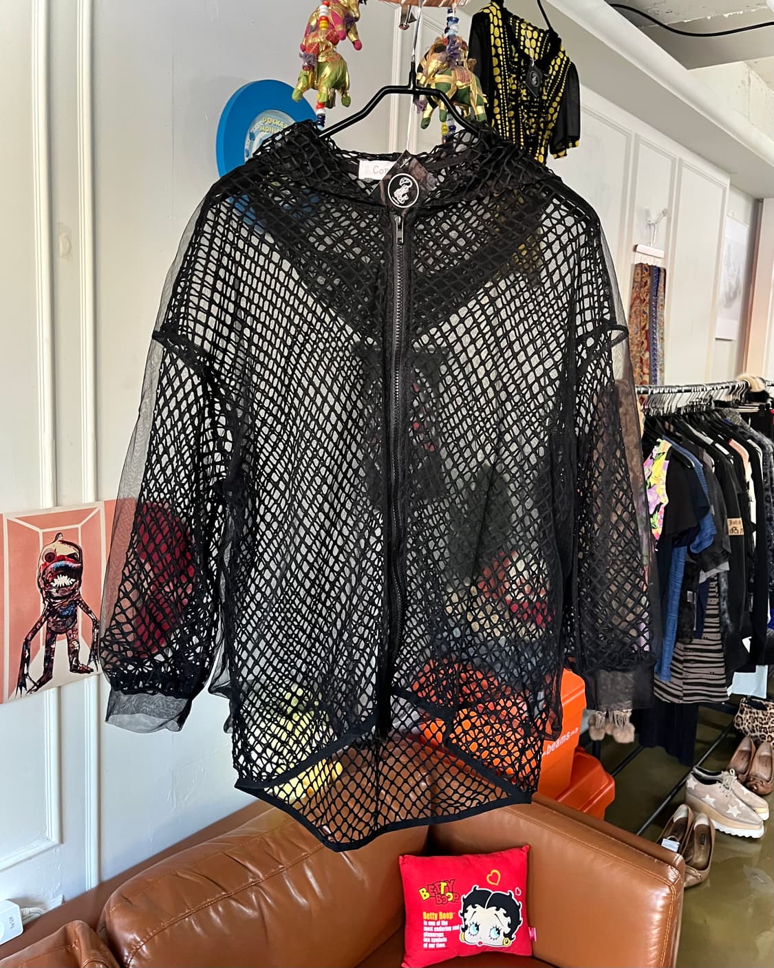 Con te Japan Mesh Hood Zip-up Jacket 상품이미지3