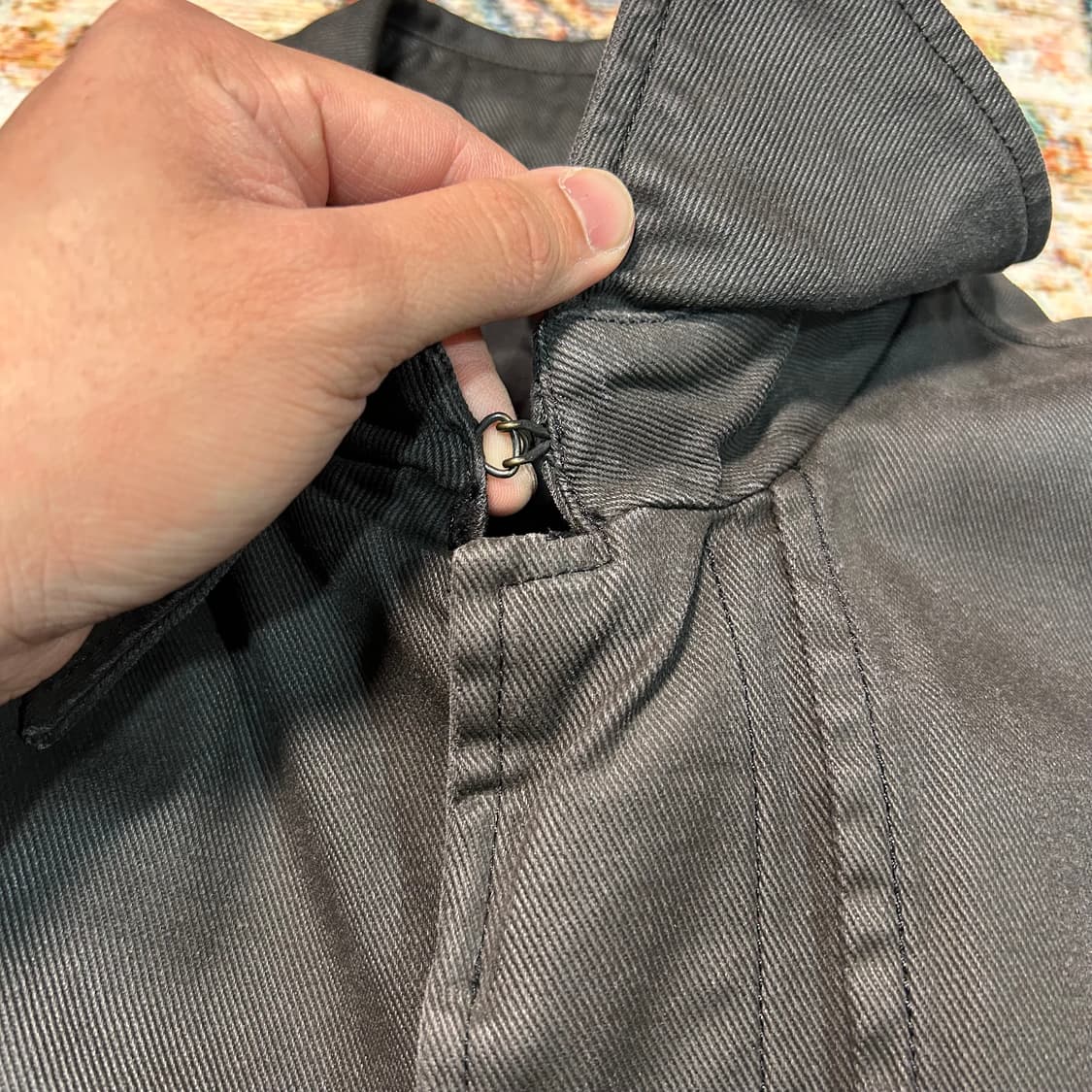 [XL] 90s 캘빈 클라인 왁스 벨티드 카코트 상품이미지2