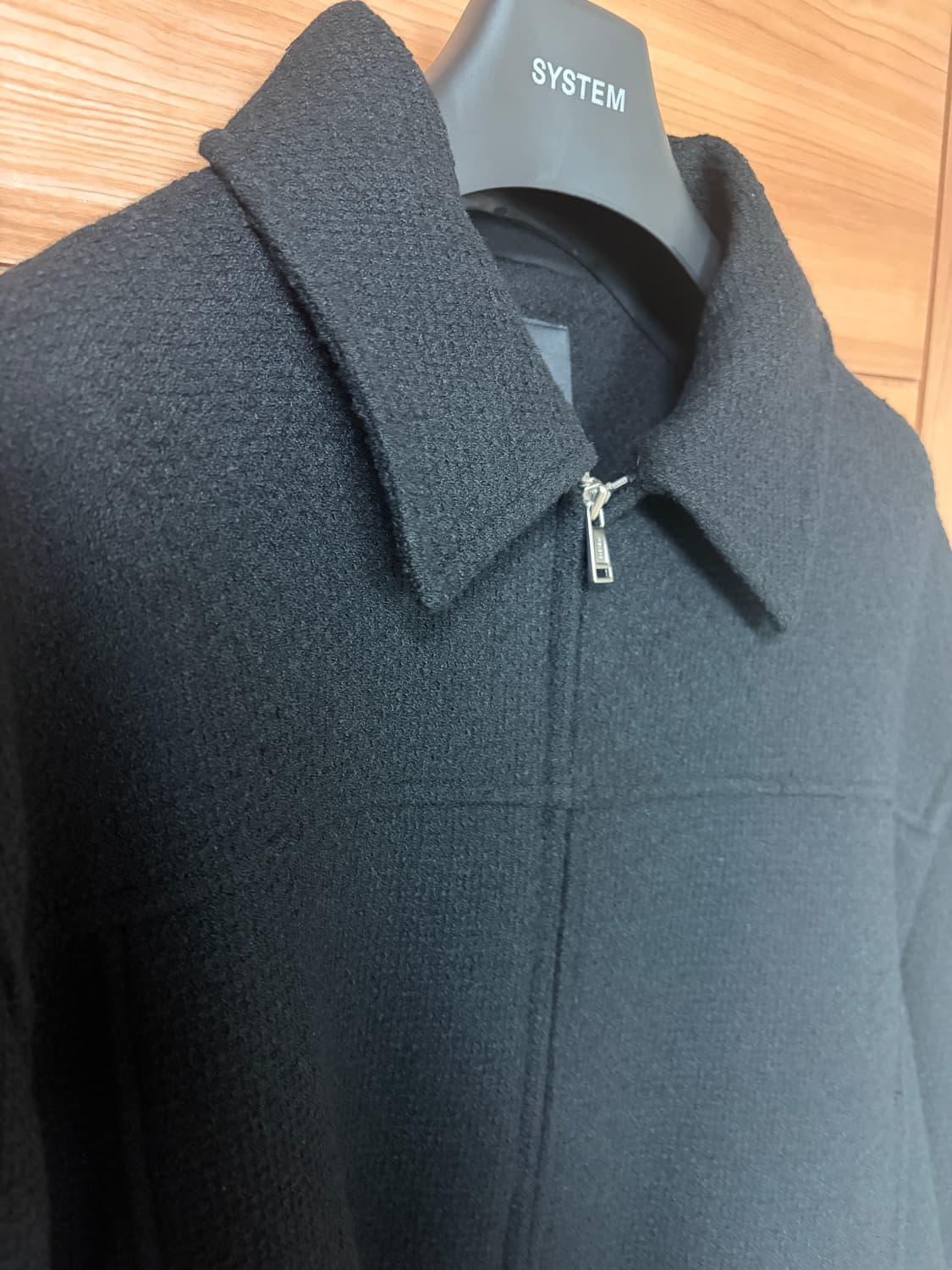 시스템옴므 울 블렌드 트위드 집업 자켓 105 상품이미지2