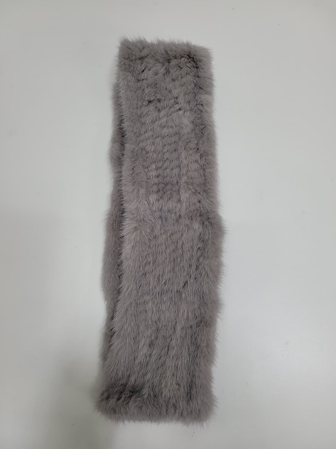 천연 밍크 니팅 머플러 / 총장 82 그레이
 상품이미지3