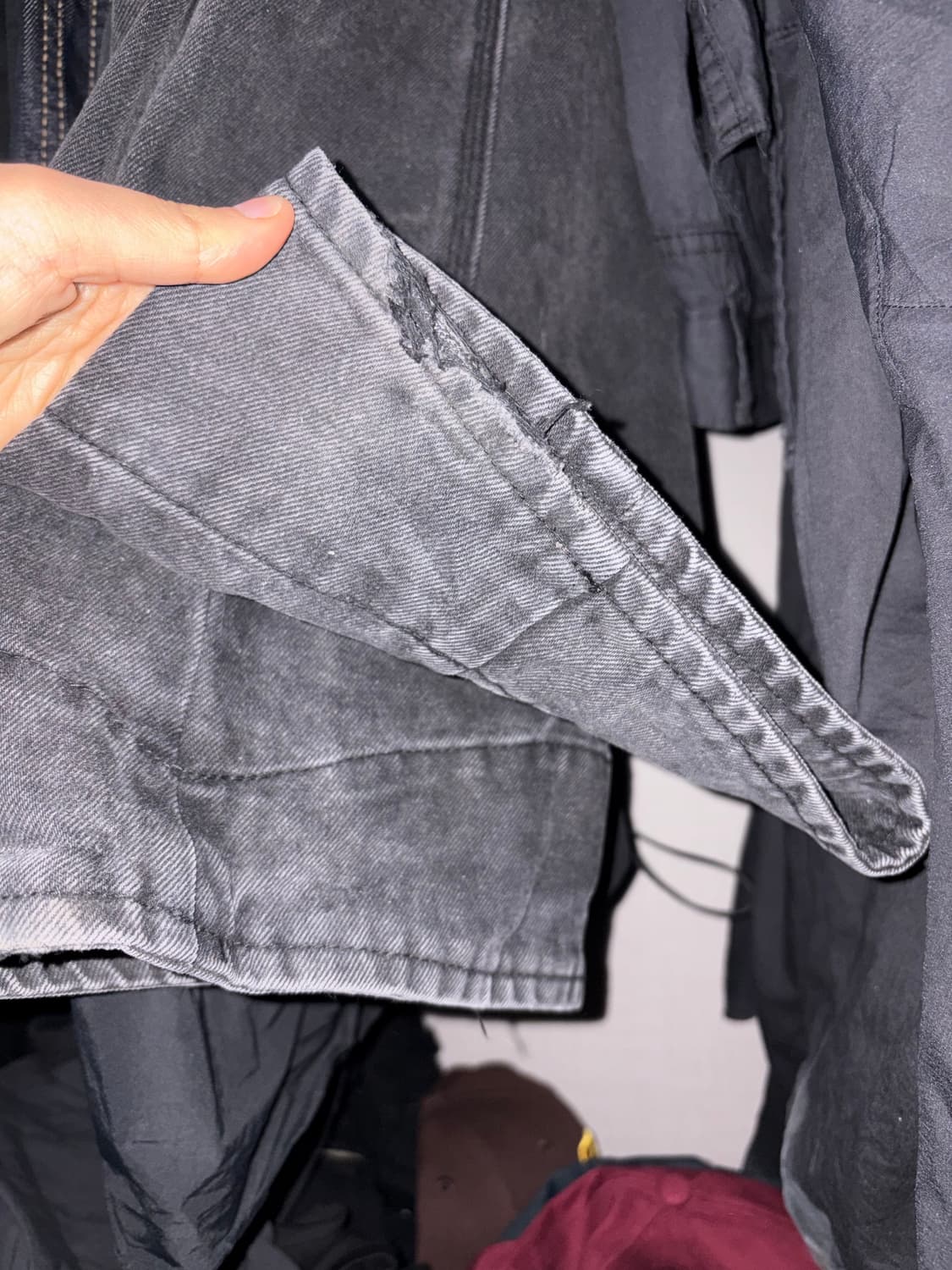 플라스틱프로덕트 드리프트 데님팬츠M 상품이미지2