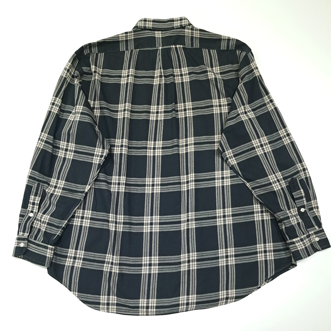 CL613 XL 폴로 90s 레드포니 모던 클래식 타탄체크 네이비 셔츠 상품이미지6