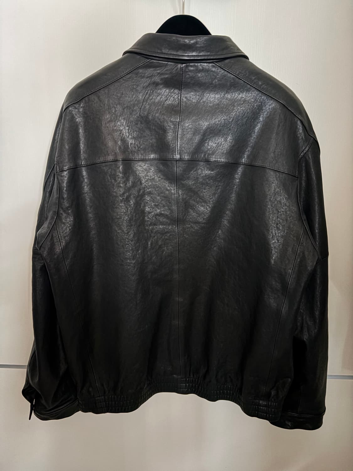 유스 Youth 워시드 레더 블루종 M 상품이미지3