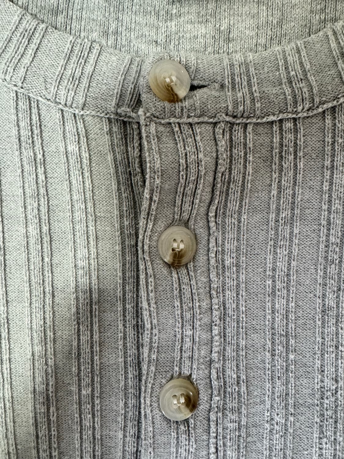 밀로 아카이브 헨리넥 니트 - 그레이 L 상품이미지9