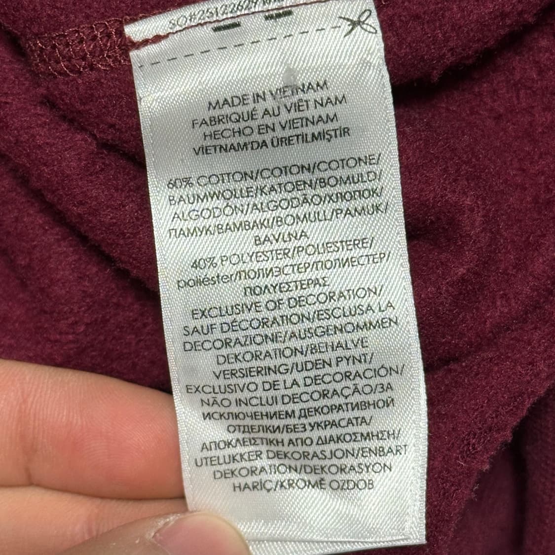 Polo Ralph Lauren 버건디 후드티 상품이미지4