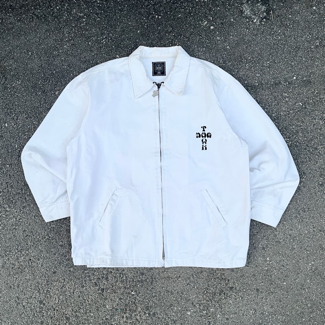 90s Dogtown 도그타운 크로스 빅로고 팀자켓 올드스쿨 자켓 XL 상품이미지6