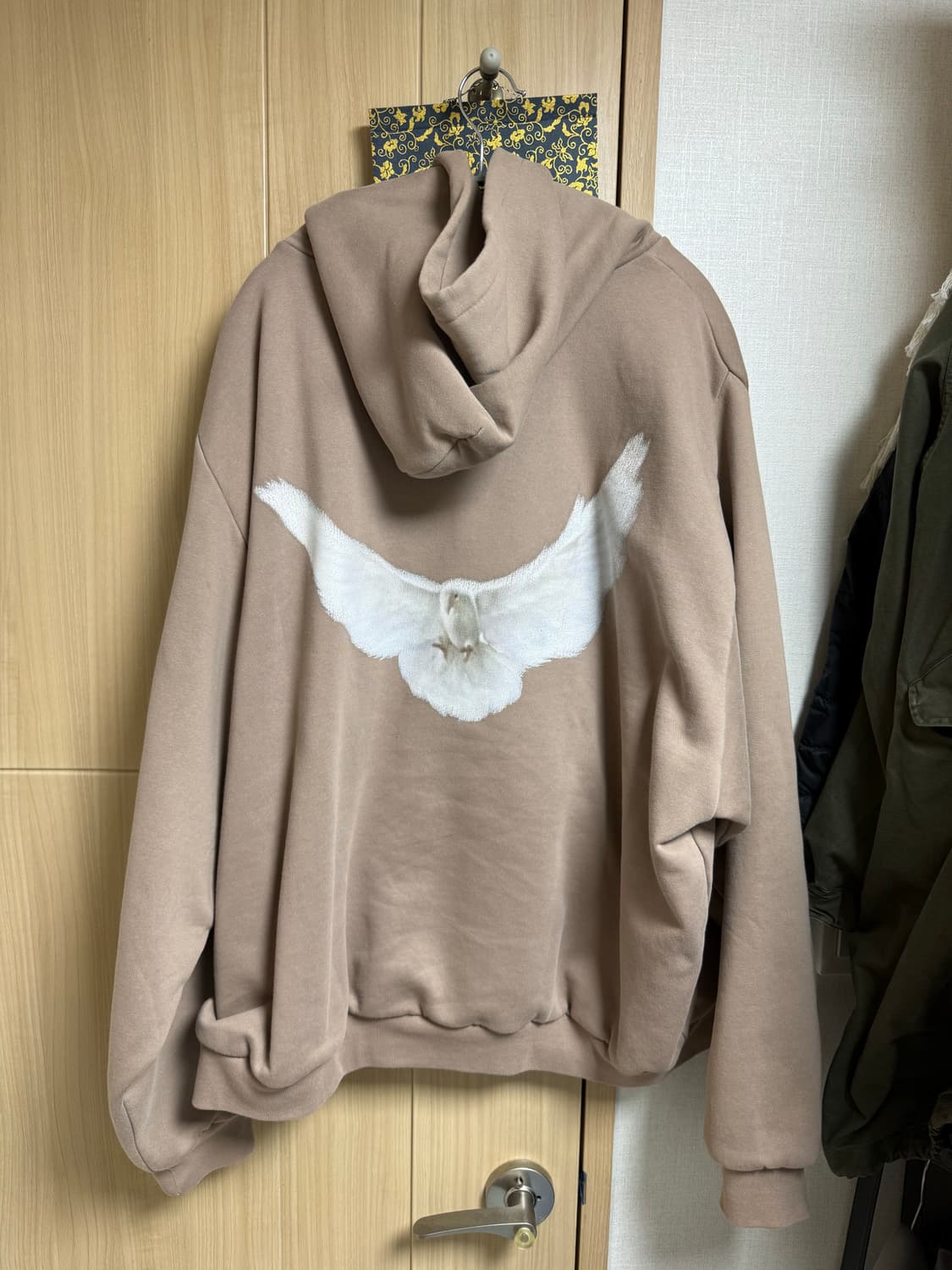 [XXL] 이지 갭 도브 슈렁큰 후드 베이지 상품이미지2