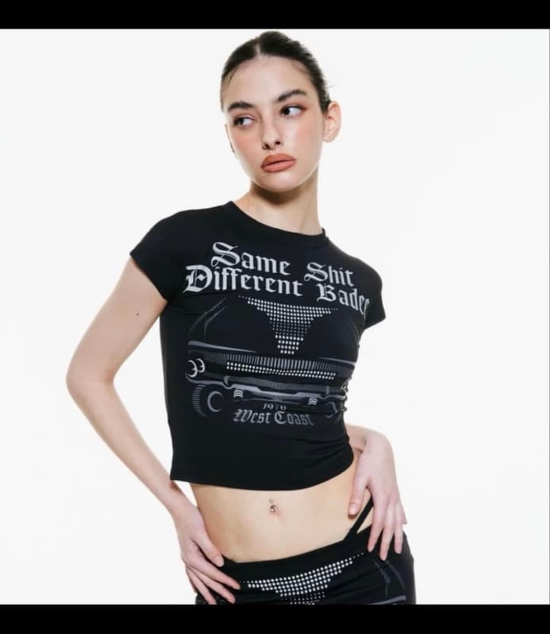(BADEE) Low Rider Scotch Tee Black S 상품이미지1