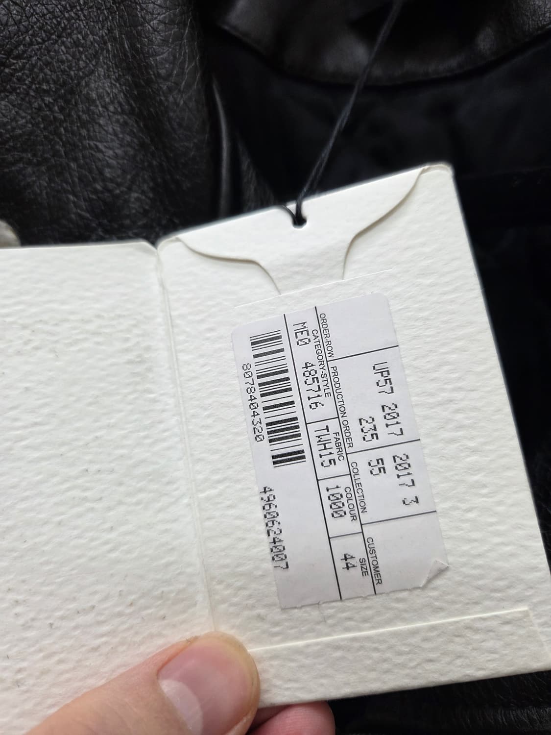 발렌시아가 더블 라이더 가죽 자켓 상품이미지3