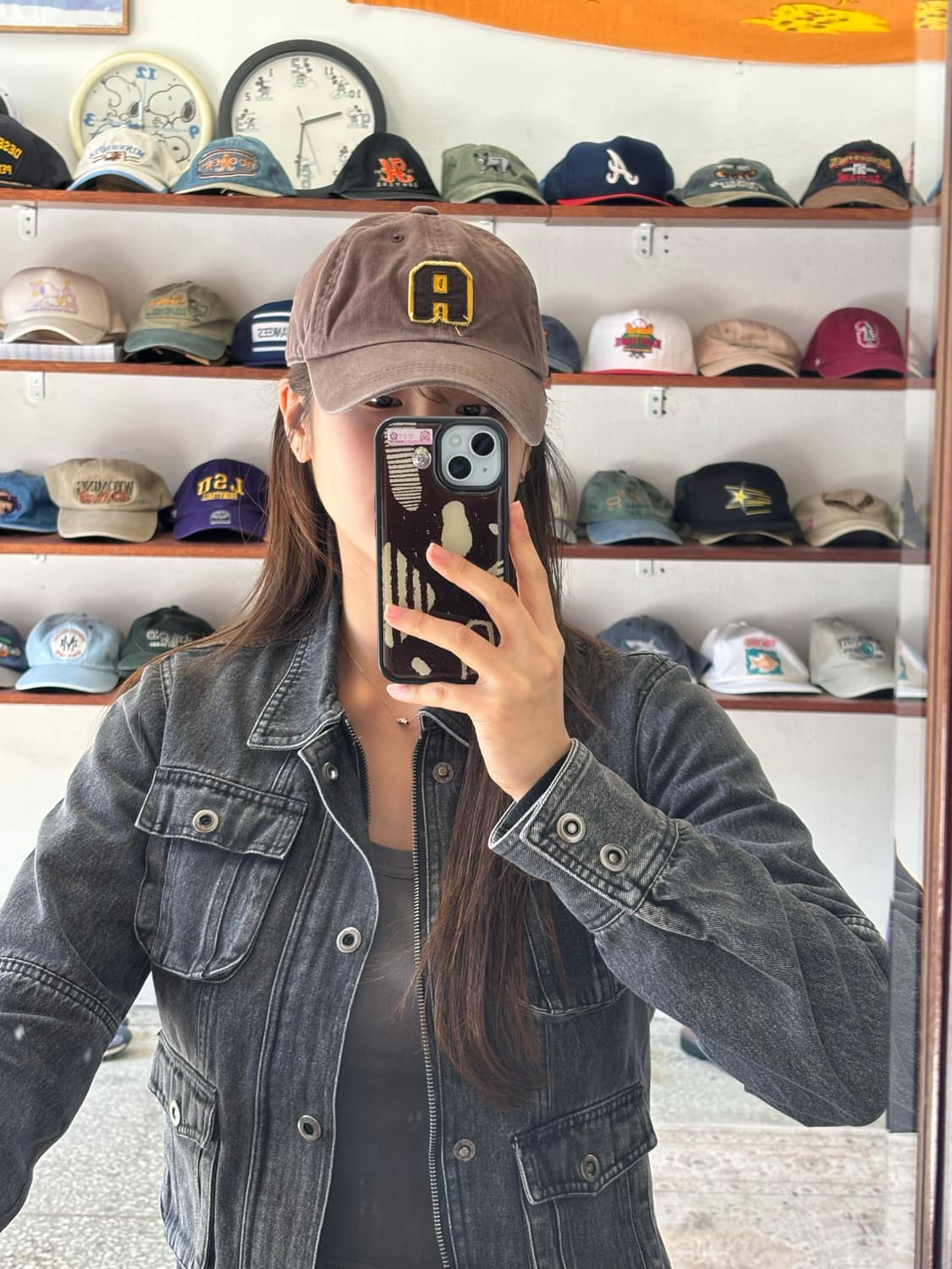 아식스 빈티지 볼캡 상품이미지2