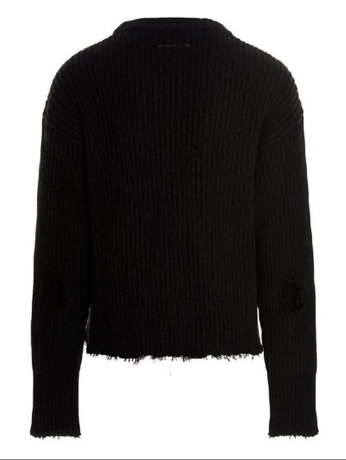 마르지엘라 Mm6 디스트로이드 니트 블랙 size : L 상품이미지1