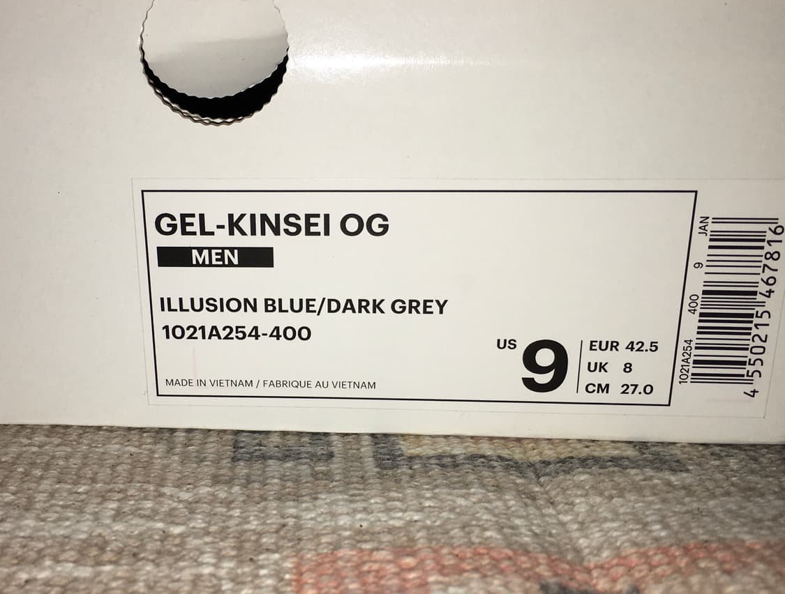 Asics x affix gel kinsei og us 9 270 상품이미지4