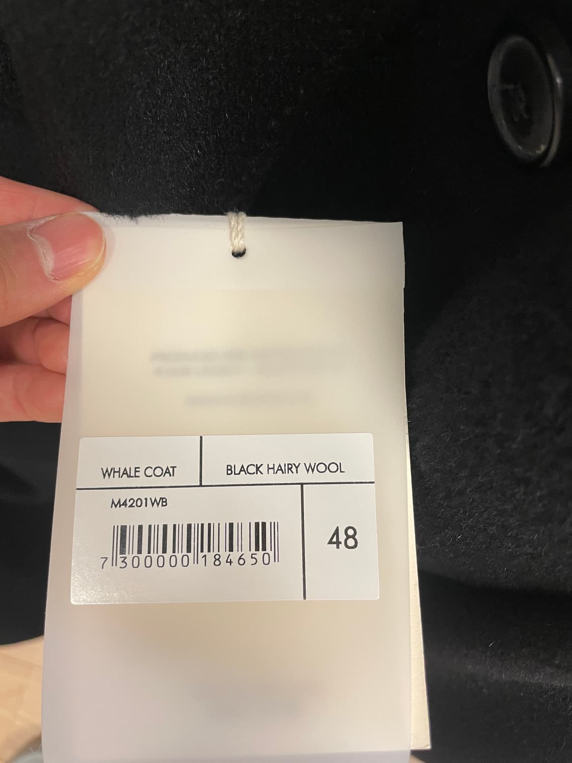 24fw 아워레가시 웨일 블랙 48 상품이미지2