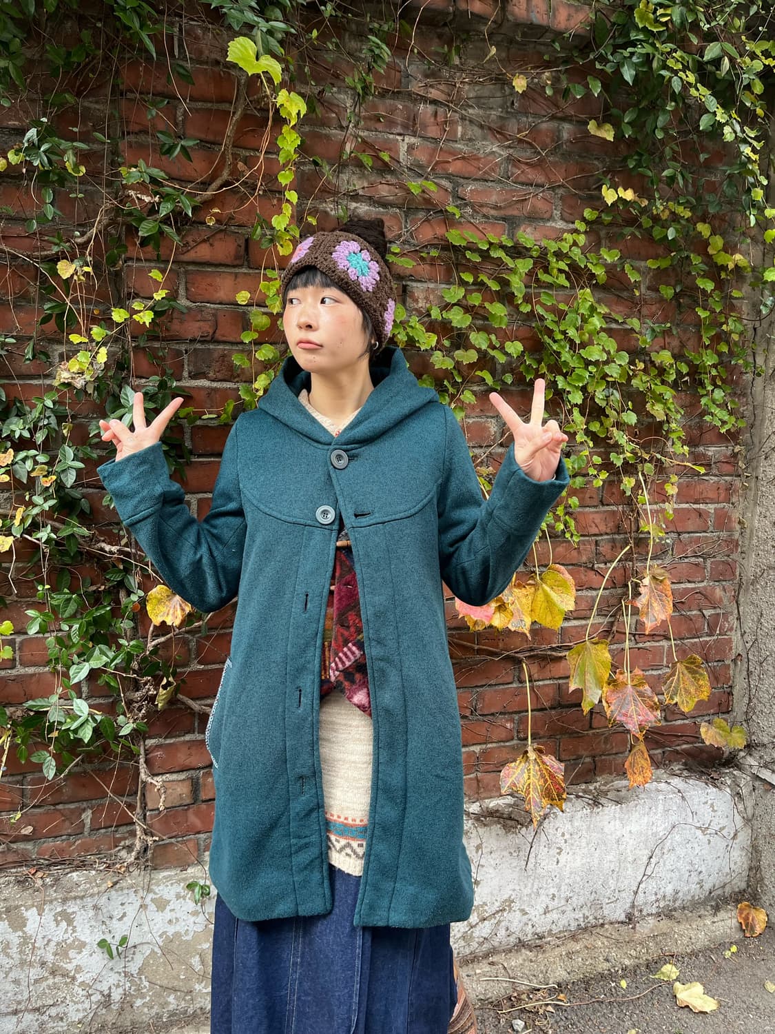 Titicaca 딮그린 후드 코트 상품이미지3