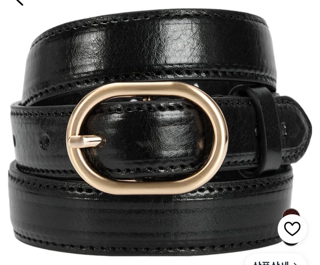 (새상품) 게스 여성용 타원 버클 벨트 XS 상품이미지1