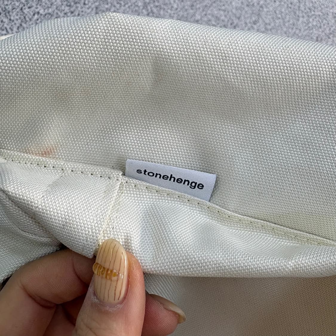 스톤헨지 캔버스 백팩 학생 가방 0409J 상품이미지7