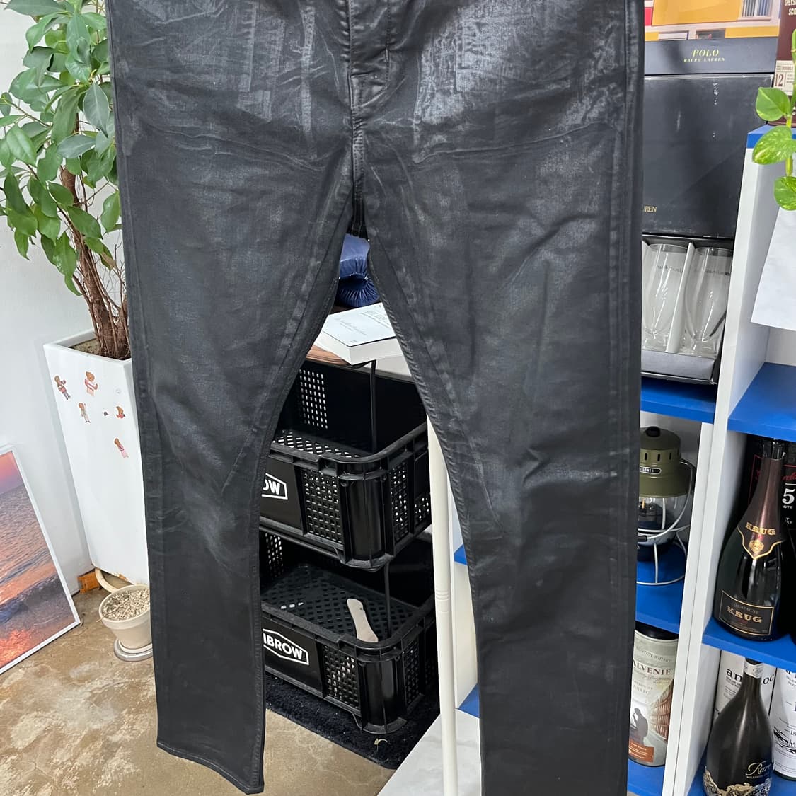 릭오웬스 디트로이트 컷 코팅진 32 상품이미지3