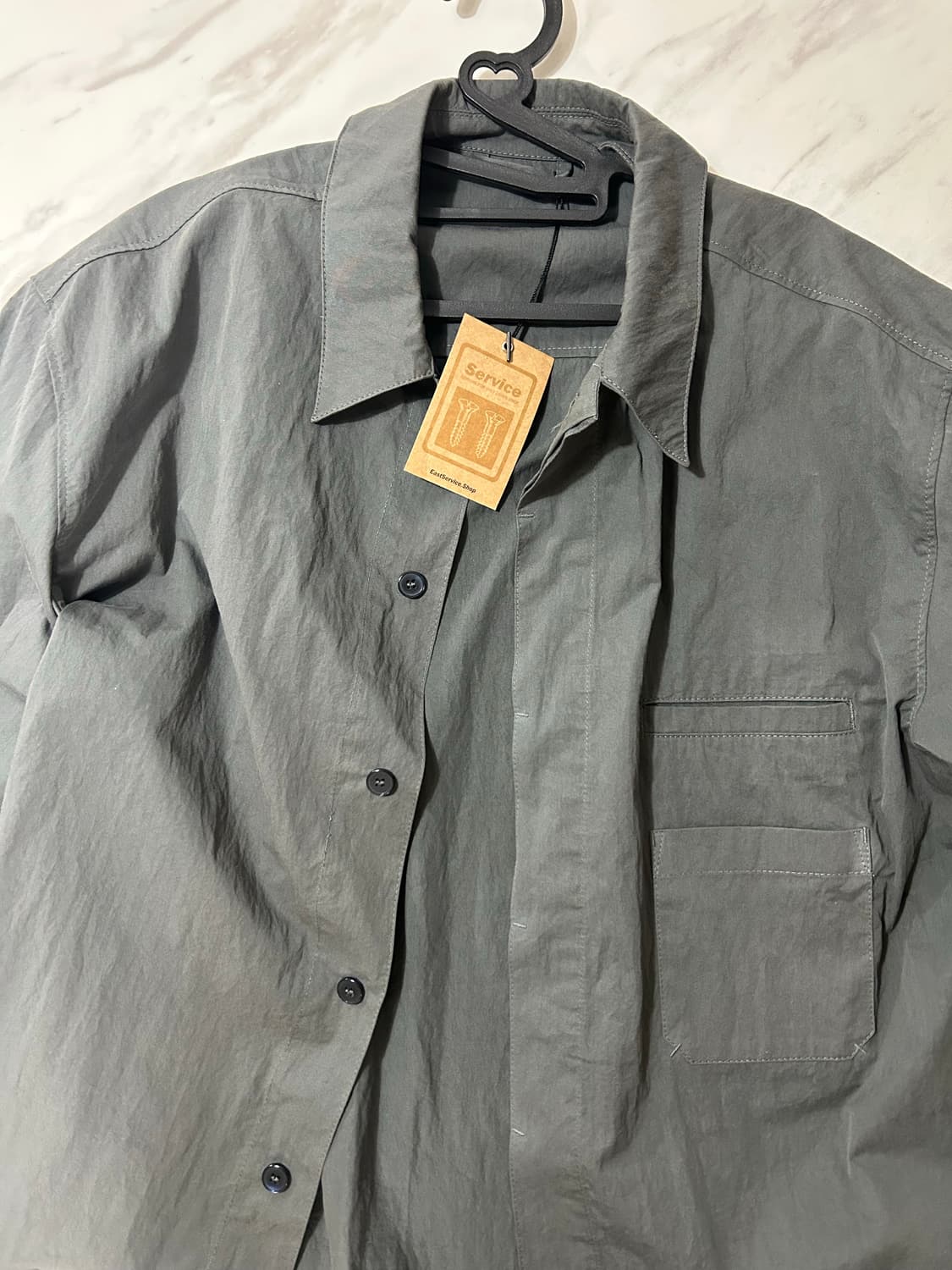 East Service shop 가드닝 포켓 셔츠 차콜(s) 상품이미지1