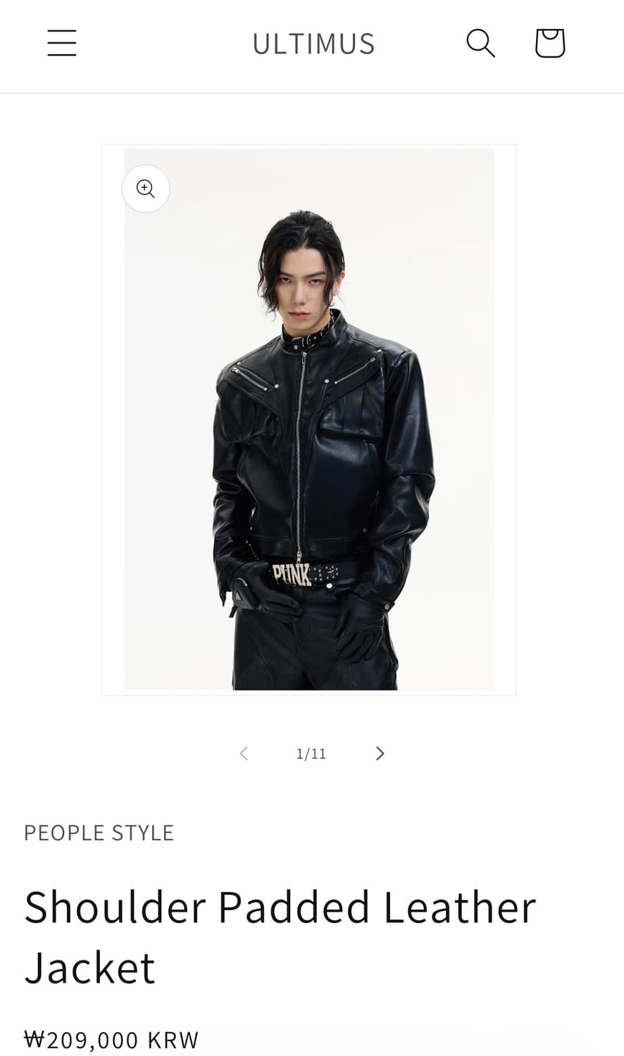 people style 가죽자켓 상품이미지4