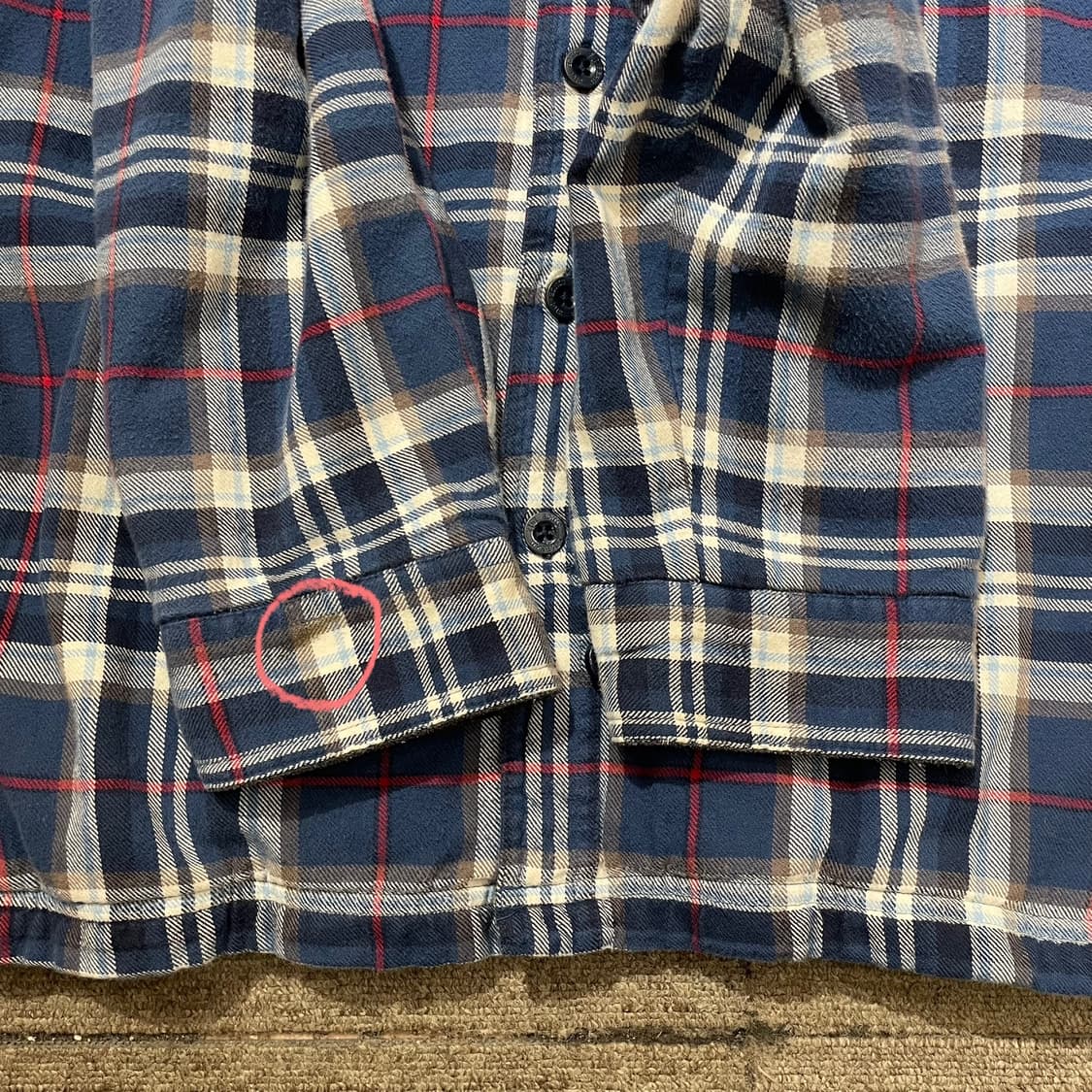 (L) L.L.Bean 엘엘빈 플란넬 체크 셔츠 상품이미지7