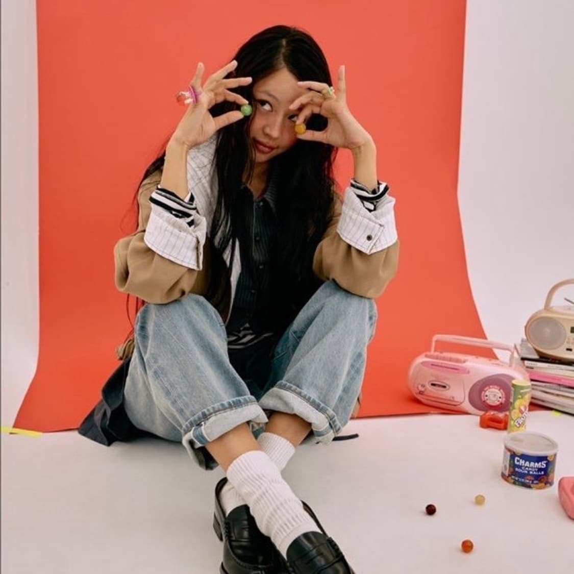 하루타 로퍼 HS-304 블랙 225 상품이미지2