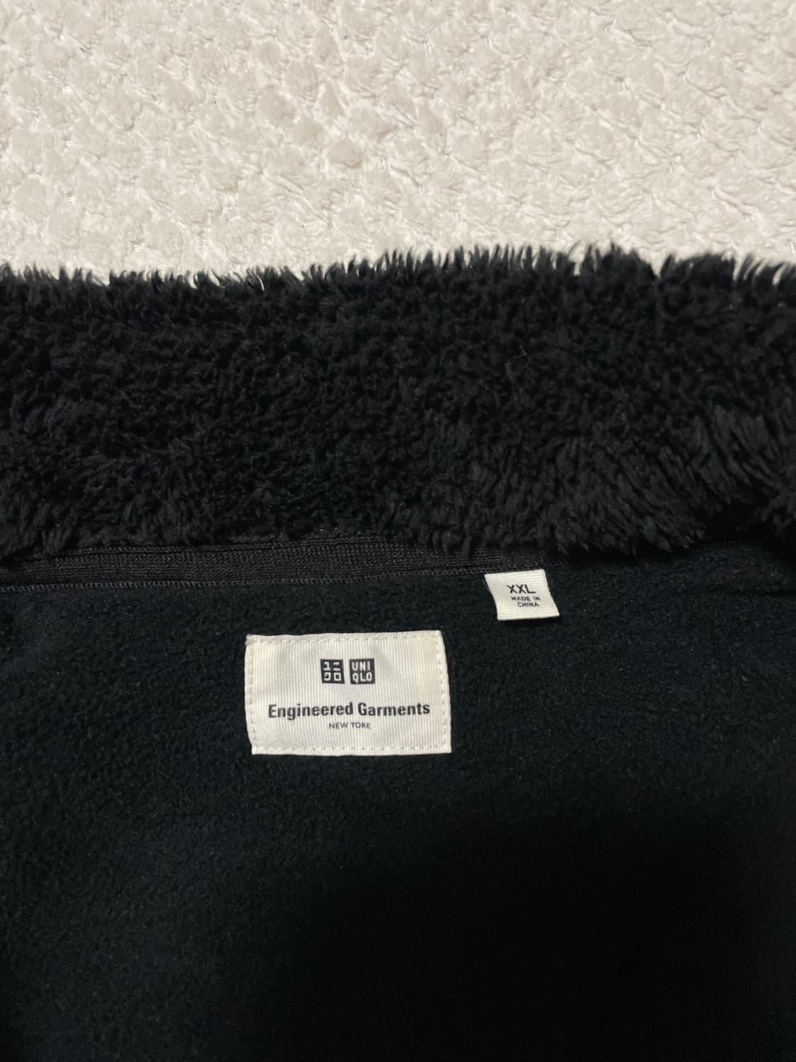 유니클로 X 엔지니어드 가먼츠 콜라보 후리스 블랙(클리닝O) 상품이미지5