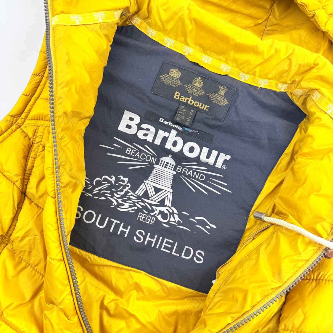 바버 퀼팅 후드 패딩베스트 상품이미지5