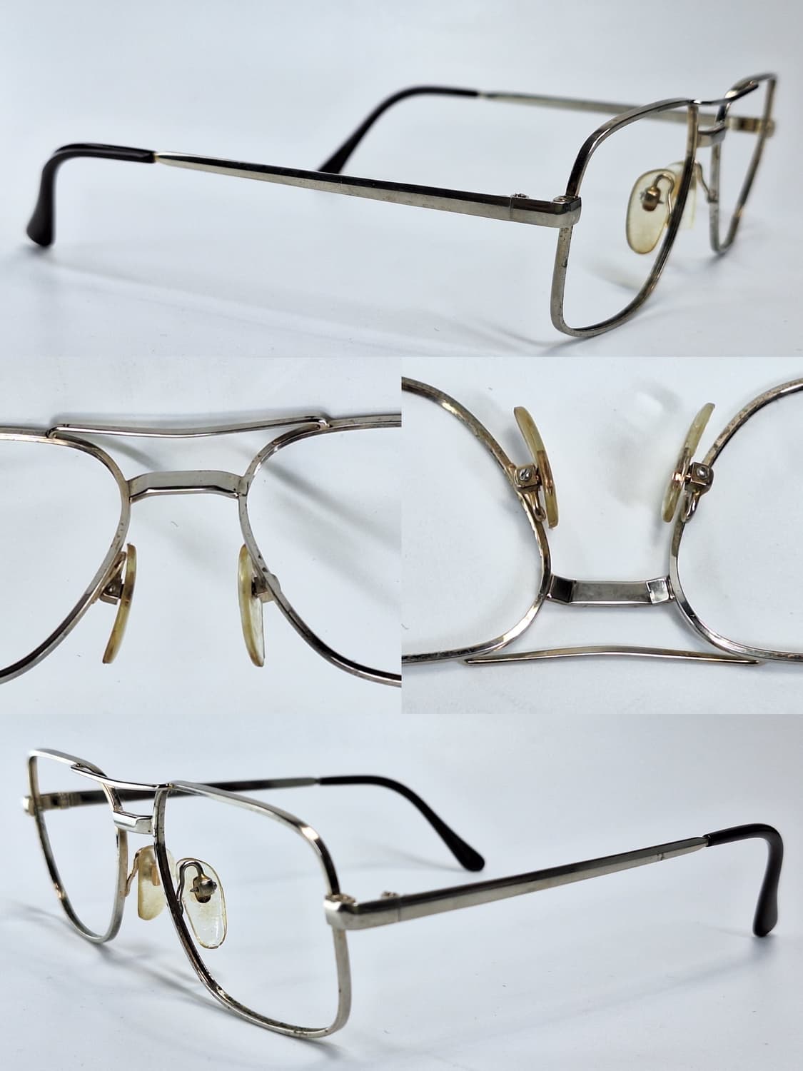 80s 일본 빈티지 투브릿지 더블브릿지 안경테 빈티지 클래식 레트로 y2 상품이미지5