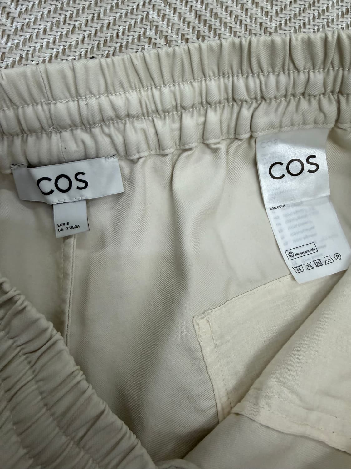 정품) COS 코스 남성 와이드팬츠 S 상품이미지7