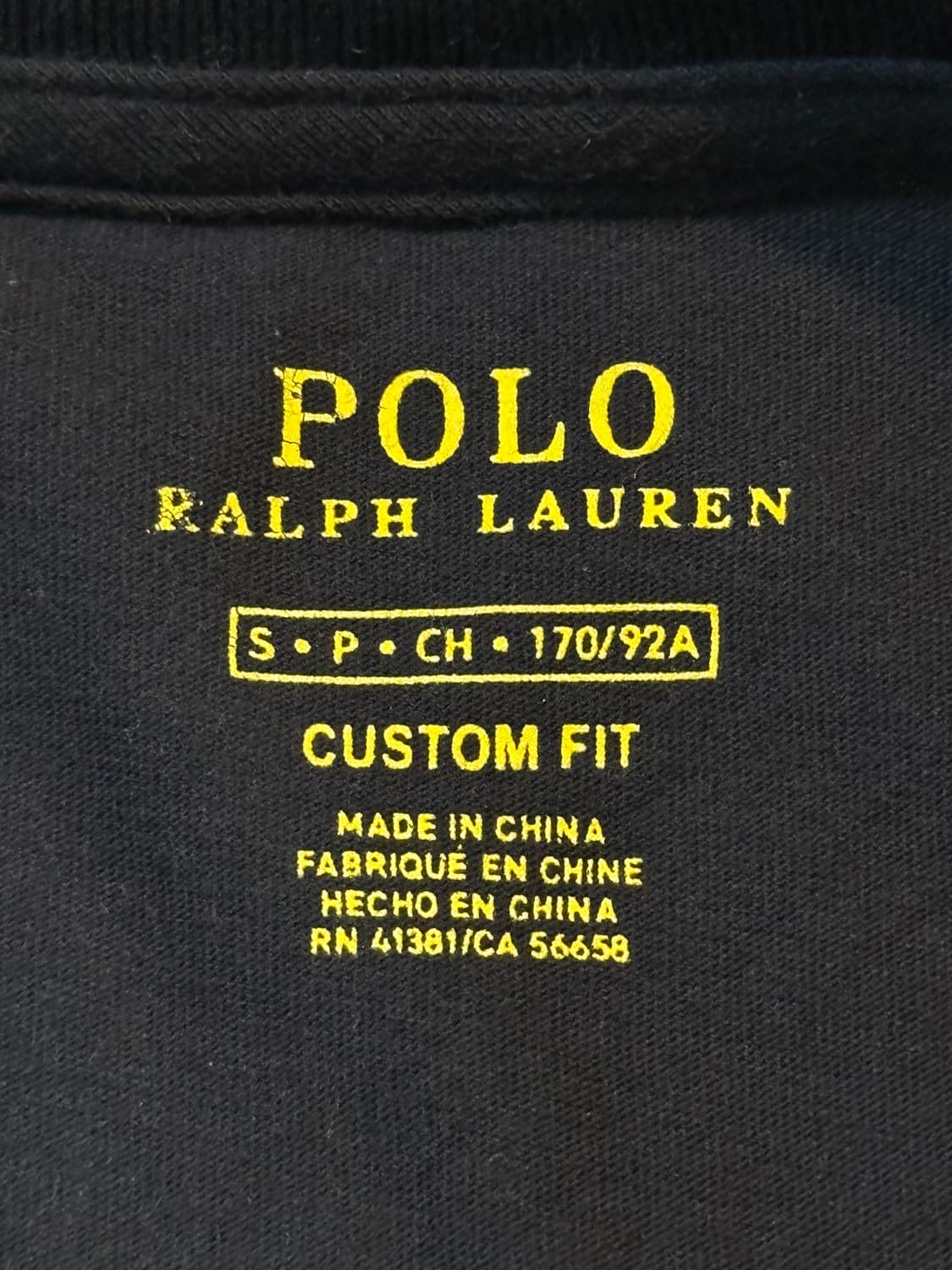 폴로 랄프로렌 POLO 레드포니 반팔 티셔츠 블랙 상품이미지4